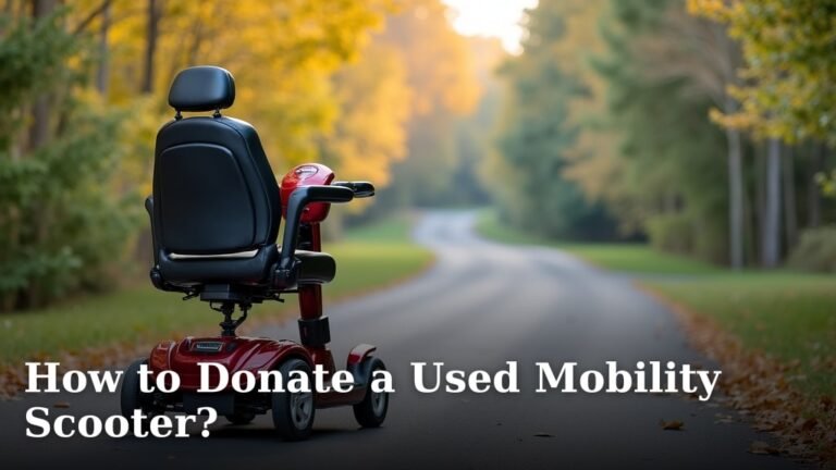 How to Donate a Used Mobility Scooter?