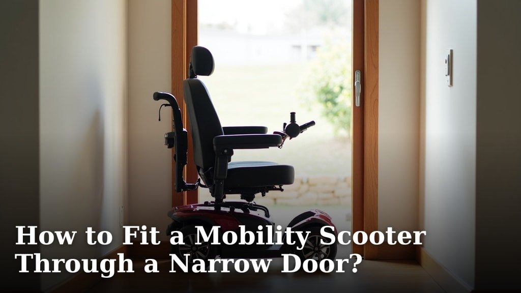 How to Fit a Mobility Scooter Through a Narrow Door?