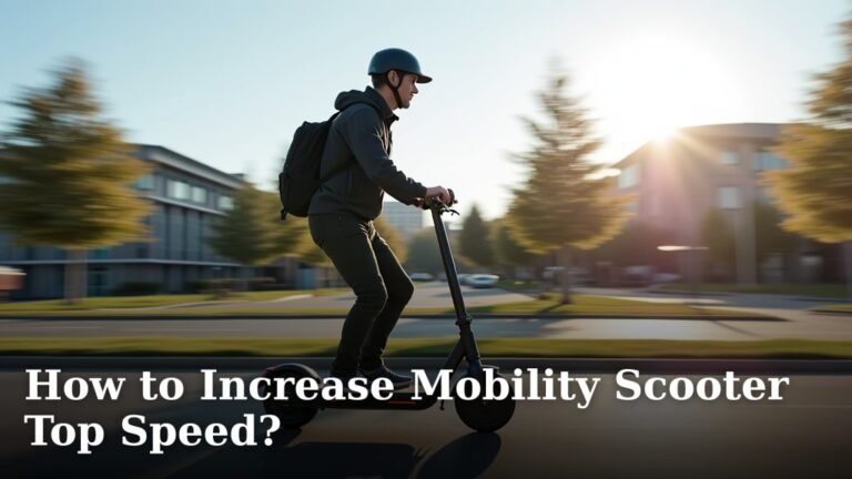 How to Increase Mobility Scooter Top Speed?