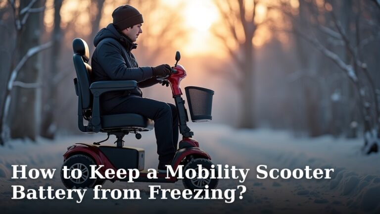 How to Keep a Mobility Scooter Battery from Freezing?