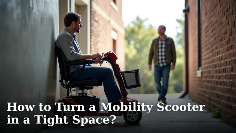 How to Turn a Mobility Scooter in a Tight Space?