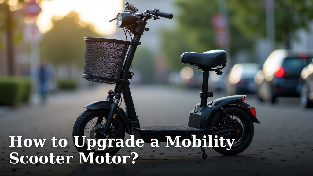 How to Upgrade a Mobility Scooter Motor?