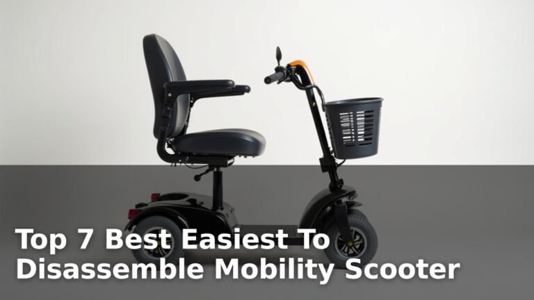 Top 7 Best Easiest To Disassemble Mobility Scooter
