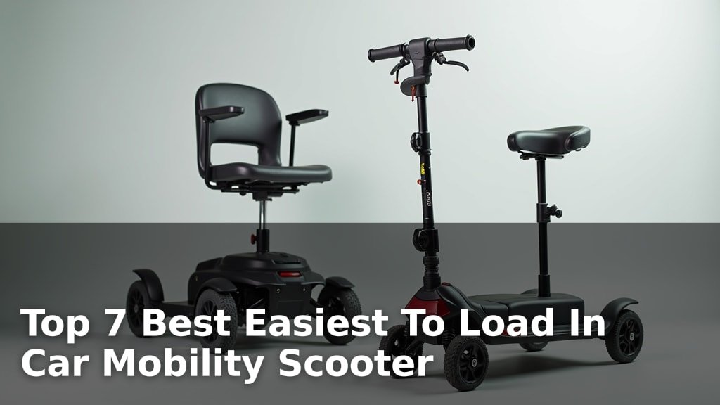 Top 7 Best Easiest To Load In Car Mobility Scooter