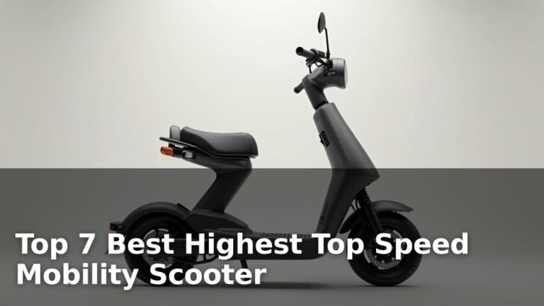 Top 7 Best Highest Top Speed Mobility Scooter