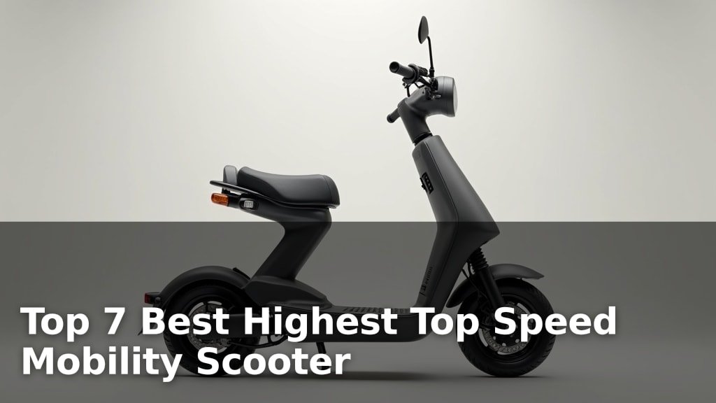 Top 7 Best Highest Top Speed Mobility Scooter