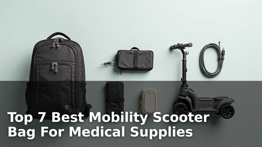 Top 7 Best Mobility Scooter Bag For Medical Supplies
