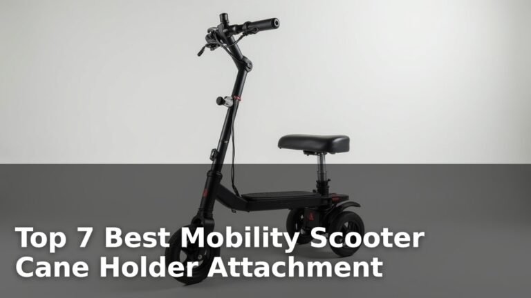 Top 7 Best Mobility Scooter Cane Holder Attachment