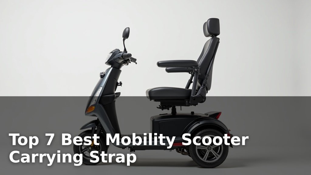 Top 7 Best Mobility Scooter Carrying Strap