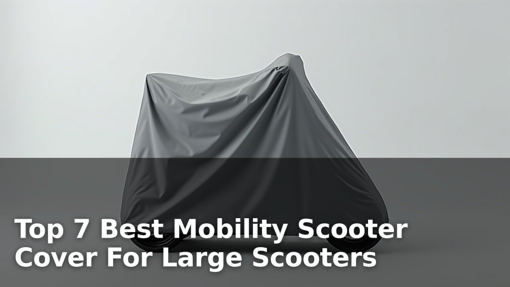 Top 7 Best Mobility Scooter Cover For Large Scooters