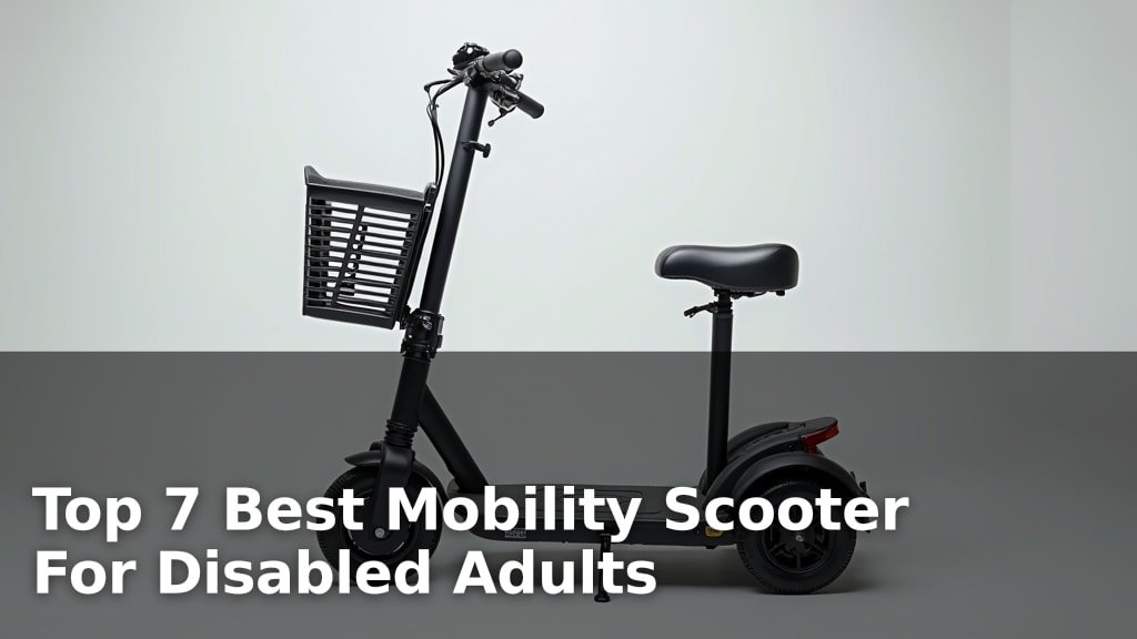 Top 7 Best Mobility Scooter For Disabled Adults