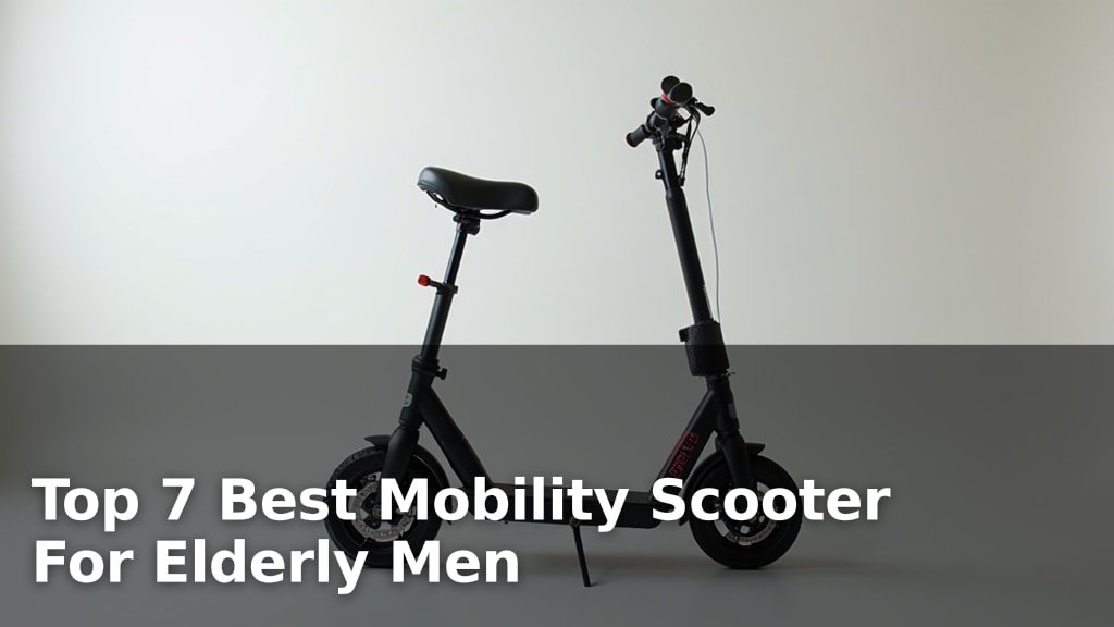 Top 7 Best Mobility Scooter For Elderly Men