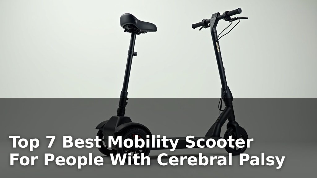 Top 7 Best Mobility Scooter For People With Cerebral Palsy