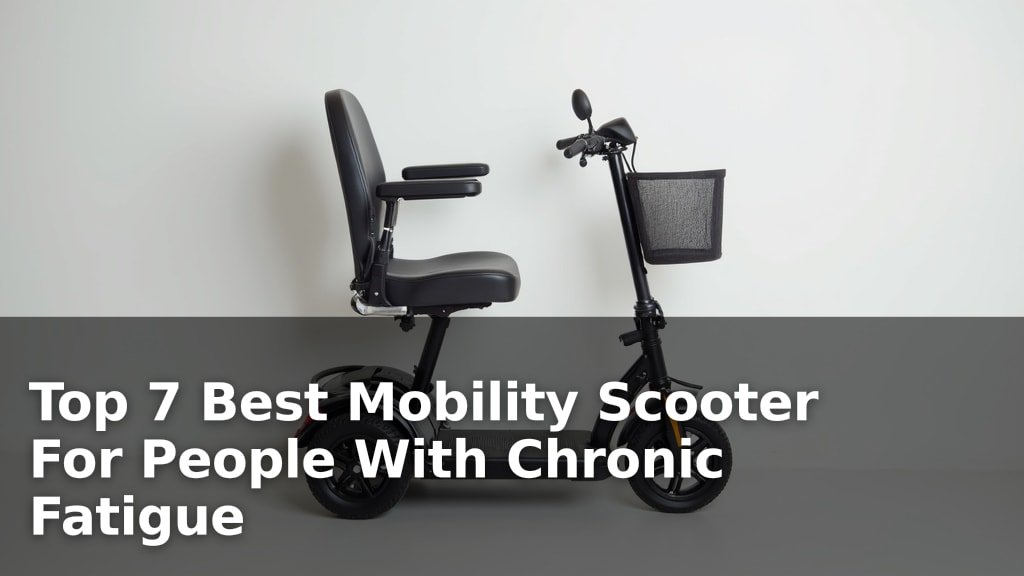 Top 7 Best Mobility Scooter For People With Chronic Fatigue
