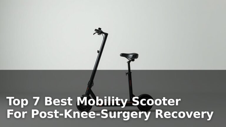 Top 7 Best Mobility Scooter For Post-Knee-Surgery Recovery