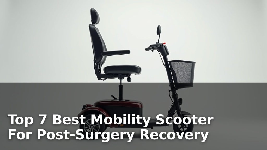 Top 7 Best Mobility Scooter For Post-Surgery Recovery