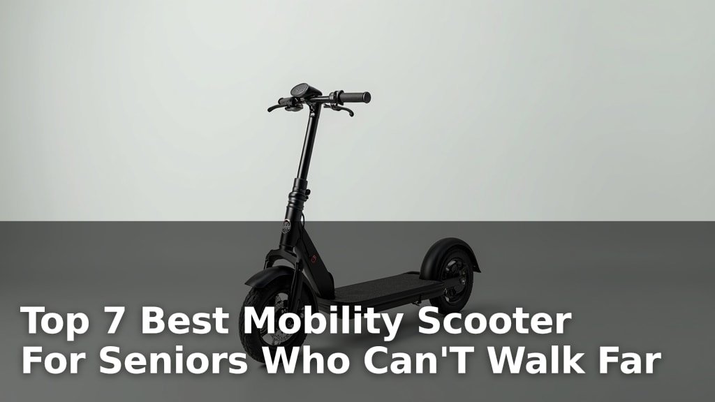 Top 7 Best Mobility Scooter For Seniors Who Can'T Walk Far
