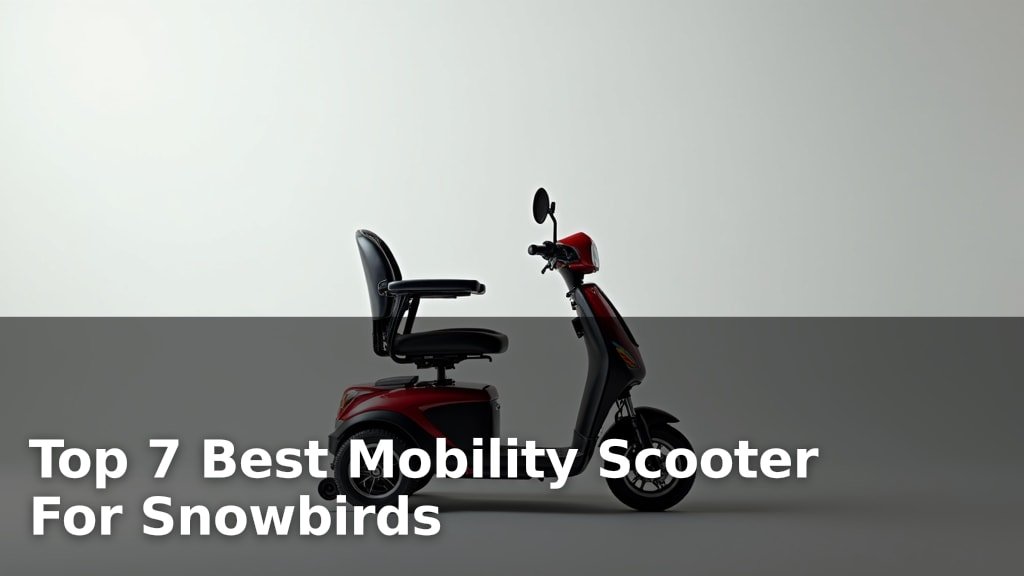 Top 7 Best Mobility Scooter For Snowbirds