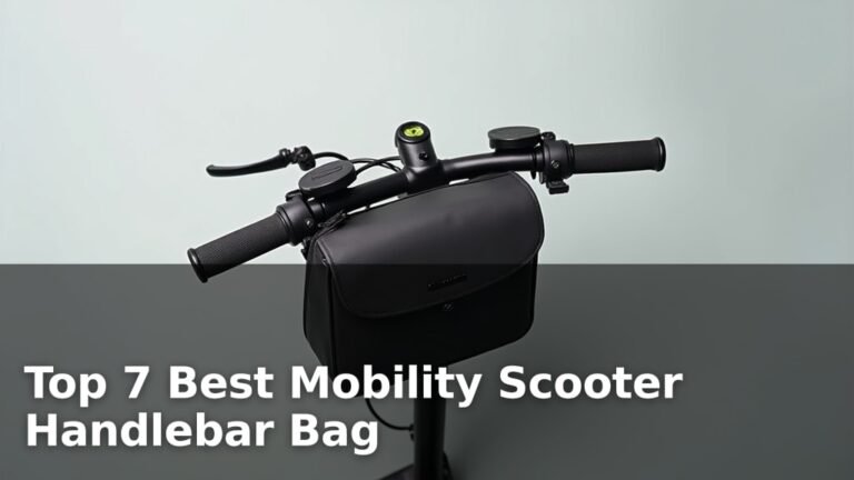 Top 7 Best Mobility Scooter Handlebar Bag
