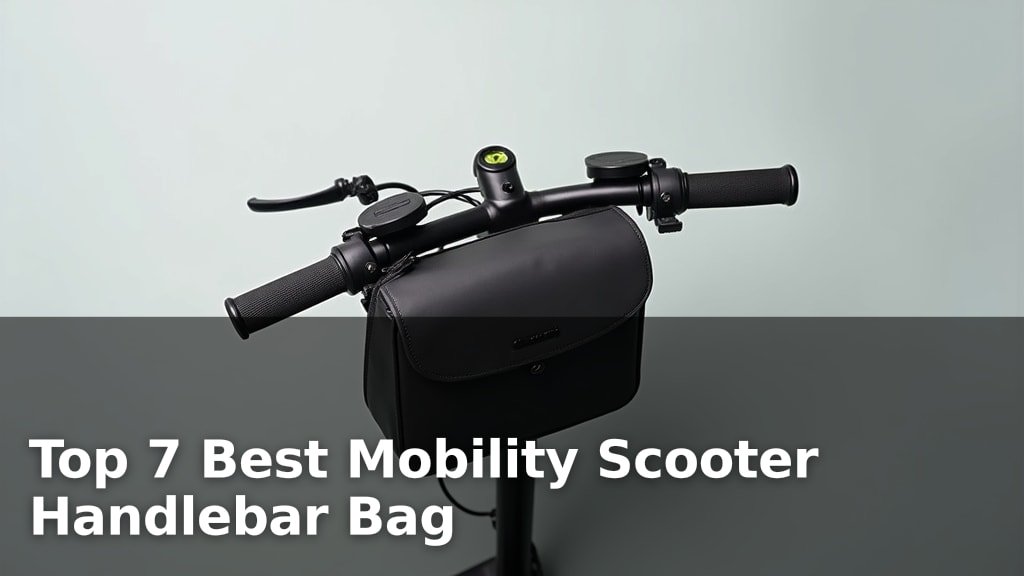 Top 7 Best Mobility Scooter Handlebar Bag