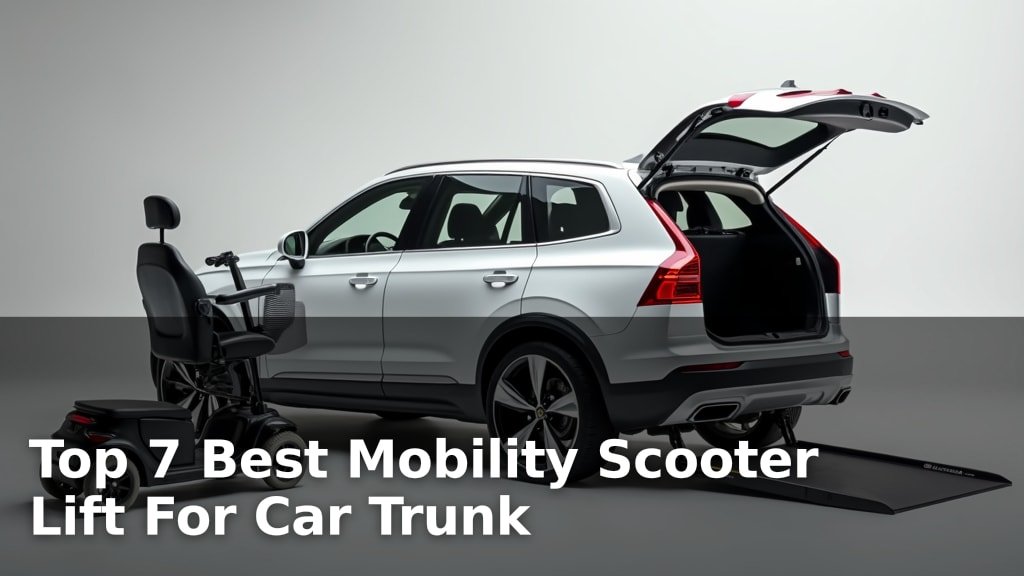 Top 7 Best Mobility Scooter Lift For Car Trunk