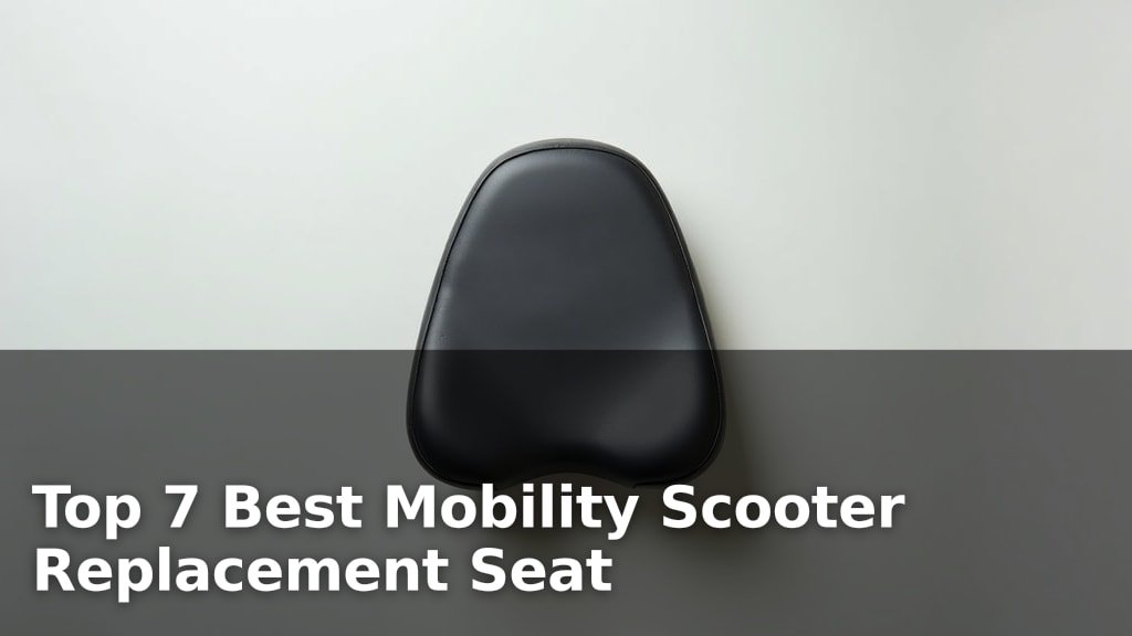 Top 7 Best Mobility Scooter Replacement Seat
