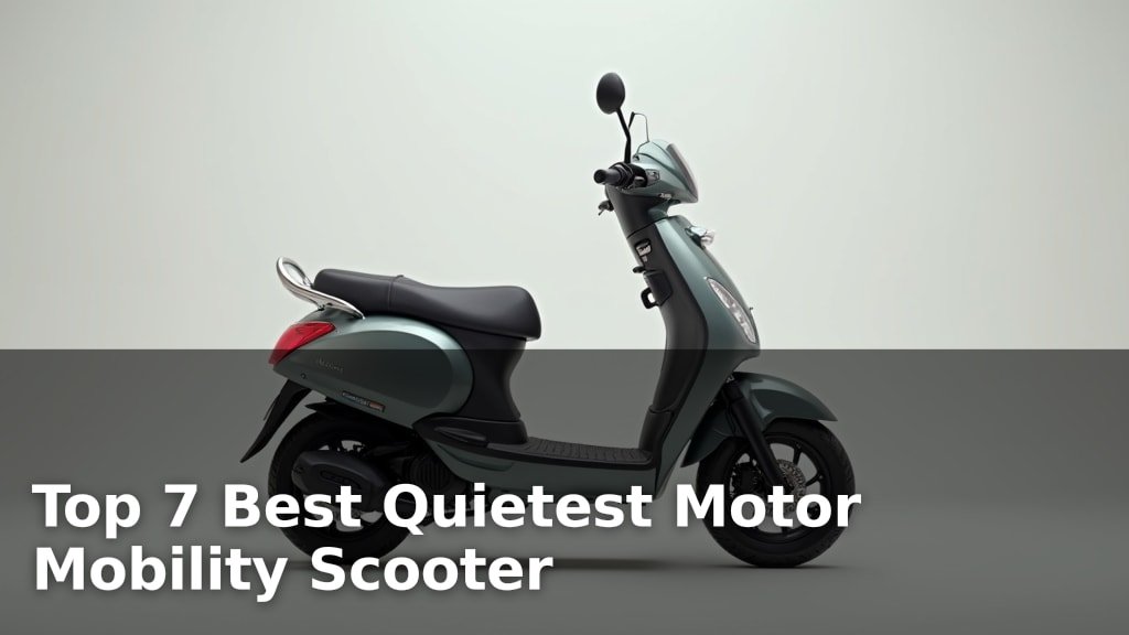 Top 7 Best Quietest Motor Mobility Scooter