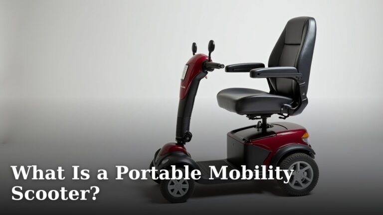 What Is a Portable Mobility Scooter?