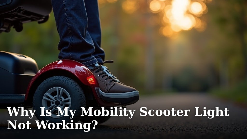 Why Is My Mobility Scooter Light Not Working?